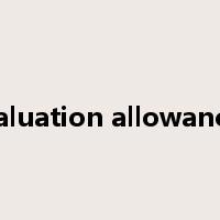 valuation allowance是什么意思
