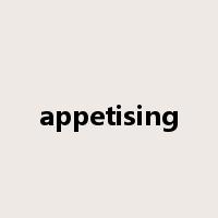 appetising是什么意思