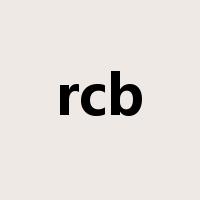 rcb是什么意思