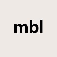 mbl是什么意思