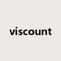 viscount是什么意思
