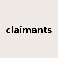 claimants是什么意思