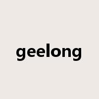 geelong是什么意思