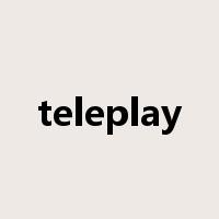 teleplay是什么意思