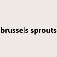 brussels sprouts是什么意思