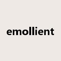 emollient是什么意思