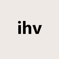 ihv是什么意思