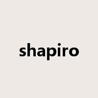 shapiro是什么意思
