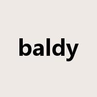 baldy是什么意思