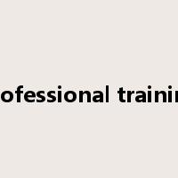 professional training是什么意思