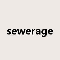 sewerage是什么意思
