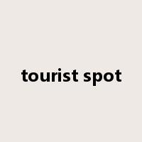 tourist spot是什么意思