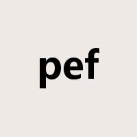 pef是什么意思