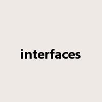 interfaces是什么意思