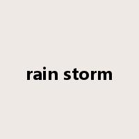 rain storm是什么意思
