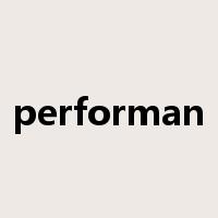 performan是什么意思