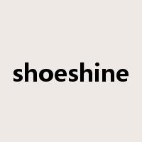 shoeshine是什么意思