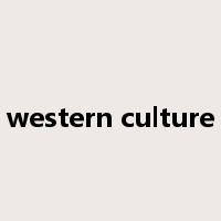 western culture是什么意思