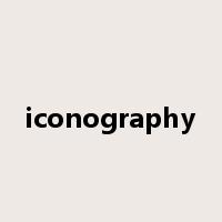iconography是什么意思