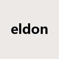 eldon是什么意思