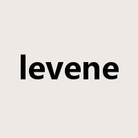 levene是什么意思