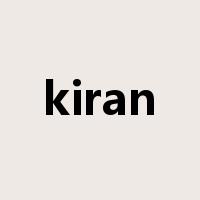 kiran是什么意思