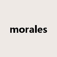 morales是什么意思