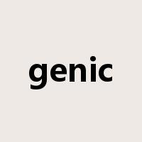 genic是什么意思