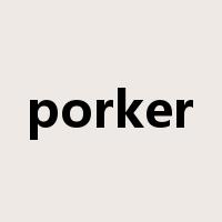 porker是什么意思