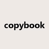 copybook是什么意思