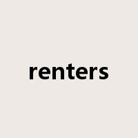 renters是什么意思