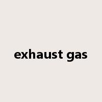 exhaust gas是什么意思