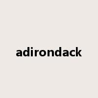adirondack是什么意思