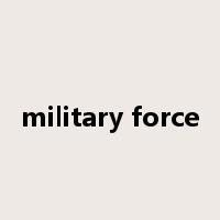 military force是什么意思