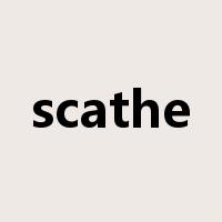 scathe是什么意思