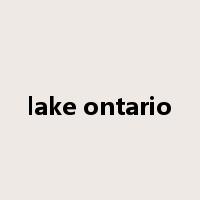 lake ontario是什么意思