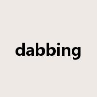 dabbing是什么意思