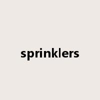 sprinklers是什么意思