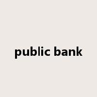 public bank是什么意思