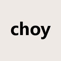 choy是什么意思