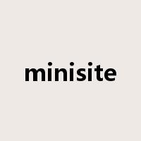 minisite是什么意思