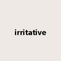 irritative是什么意思