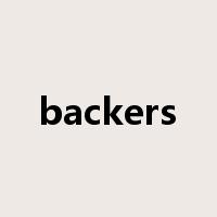 backers是什么意思