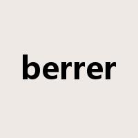 berrer是什么意思