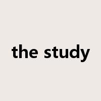 the study是什么意思
