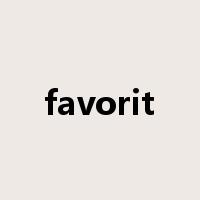 favorit是什么意思