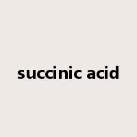 succinic acid是什么意思