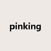 pinking是什么意思