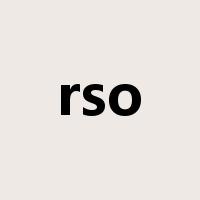 rso是什么意思
