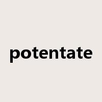 potentate是什么意思